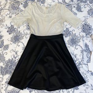 Black & white formal/business casual dress